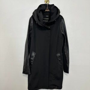 Rudsak Black Jacket Withleather Sleeves